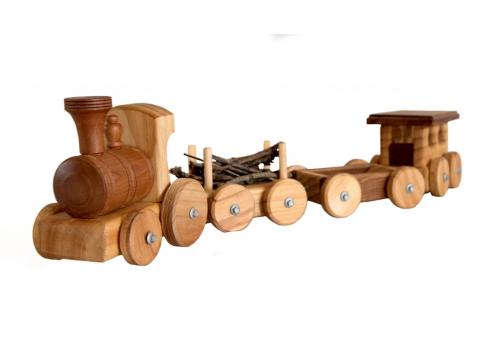 Product image of Large Train with 3 Wagons 